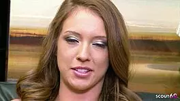 slim ginger teen takes whitezilla monster cock twice raw