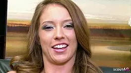 slim ginger teen takes whitezilla monster cock twice raw