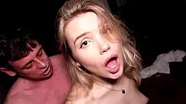 Cute Blonde Shocked By Teacher's Rough College Fuck And Cum Fill
