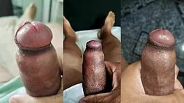 compil of best small dick jerks and foreskin cums with gf's squirting pussy and tits - part 3