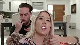 hey, stepmom's punishing these stepsibs by watching their wild fuck - paisley bennett