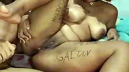 hot latina's tight virgin ass gapes from monster cock creampie