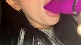 British coed squirts hard fingering her shaved pussy on webcam