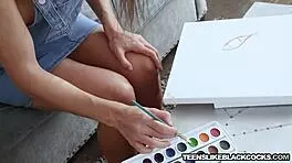 Hot Goddess Lilly Hall Swallows Then Takes Doggystyle Pounding!