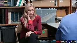 teen bails her hot milf friend from shoplifting jail