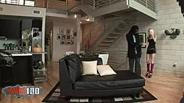 Sweet petite blonde's tiny ass stretched by massive BBC