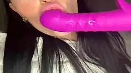 British coed squirts hard fingering her shaved pussy on webcam