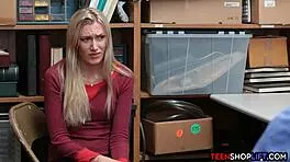 teen bails her hot milf friend from shoplifting jail