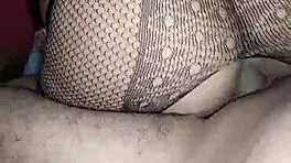 Neighbor's hubby creampies my lingerie-clad curvy pussy