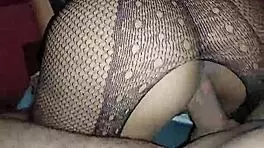 Neighbor's hubby creampies my lingerie-clad curvy pussy