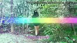 Petite Latina Elf Bunny Masturbates in Panties