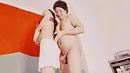 Redheaded teen Sistya creams from multiple deep creampies!