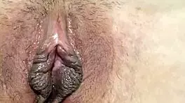 Melda spreads her horny wet Asian pussy so close-up!