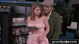 Sexy Ass Teen Aroused Browsing Hardcore Porn Video Rental Store