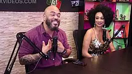 Lady Snow and Lord Kenobi heat up sensual casting with top black stud part one