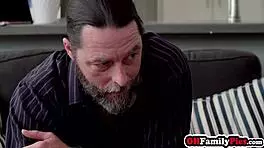 Leia Rae shares huge cock with Tiffany Fox in hardcore foursome pounding