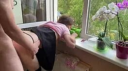 classmate stunned when big cock suddenly pops out