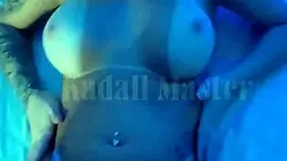 Redhead rubs feet on cock before sucking it dry 👅💦