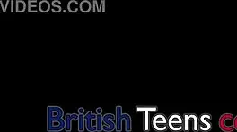 two emo british teens slurp lucky guy's huge cock hungrily