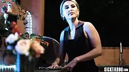 Paige Owens begs friends for rough dp anal pounding