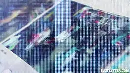 Officer Rusty catches shoplifter Mads Flores and fucks her tight pussy hard