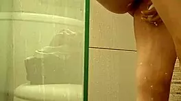 milet's hidden cam catches her shaving her smooth pussy in the shower