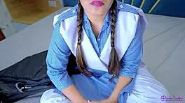 aah teacher stuffs his huge cock in my virgin student's tight hairy pussy! 😩💦