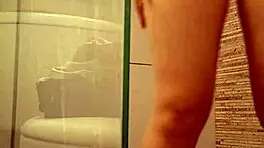 milet's hidden cam catches her shaving her smooth pussy in the shower