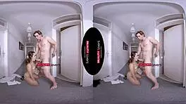 reality lovers petite latina brunette seduced into cowgirl riding