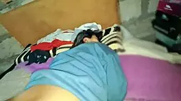 Making sexy argentinian stepsis enjoy outdoor solo fun!