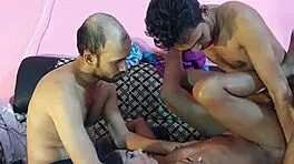 Deshi hot sexy threesome milf two guys deepthroat hardcore homemade