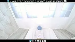 Beautiful japanese yume hanaoka sucks cock before hot vr fucking