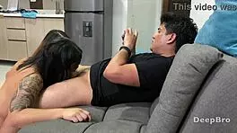 Wild Double Blowjob POV Guide With Two Curvy Latinas Sloppy Side Angle