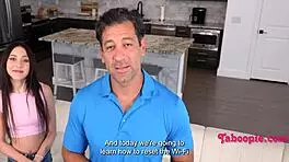 shaving this smooth young pussy nice and bare for fun