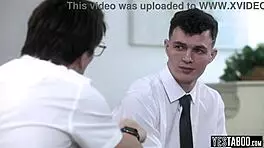 two huge cock teens preaching to milf in wild threesome bang