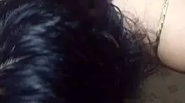 her wet latina lips drip around huge cock begging more