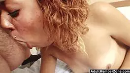 cutie with amazing eyes gives hot pov blowjob