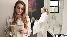 big booty anna claire clouds boldly rides laney grey's face then intense ass licking