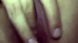 Young cutie fingers her dripping wet pussy in solo tease