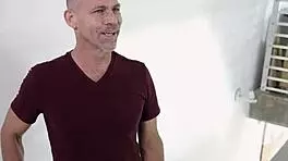 pervy old man pounds eager teen's shaved pussy deep