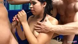 celina cross chats then takes rough mmf pounding by big cocks