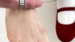 daddy's petite college girl in uniform gets spanked hard