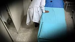 i spy on horny mexican nurse in office