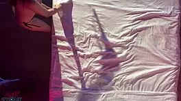 😏 hidden cam catches 18yo colombian masseuse's oiled pussy licking