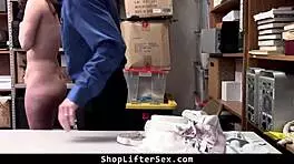 shoplifter hauled to backroom retrieval