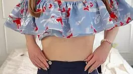 daddy's petite college girl in uniform gets spanked hard