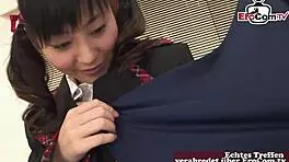 kleine japanese 18yo teen cries as she's used roughly