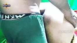 desi village bhabhi's tight pussy stretched in hot indoor pounding