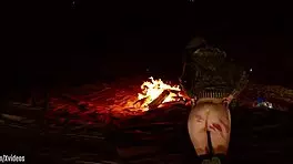 real anal virgin brooke johnson tied in desert for rough ass training