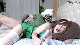 omg hot teen babe pounds huge cock wildly now